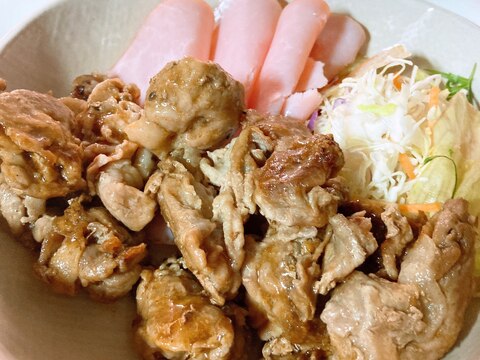 豚肉のごま油&しょうがの炒め物！